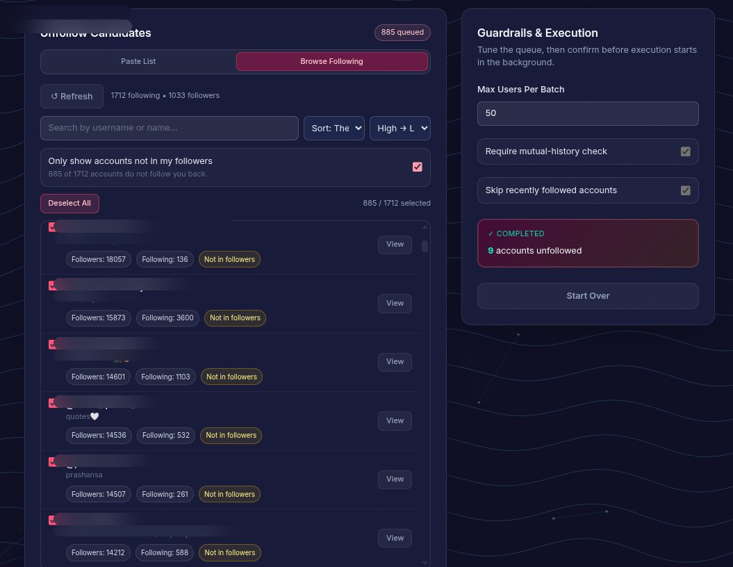 Unfollow Candidates Who Dont Follow Back